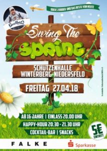 Swing the Spring Party @ Schützenhalle Winterberg-Niedersfeld